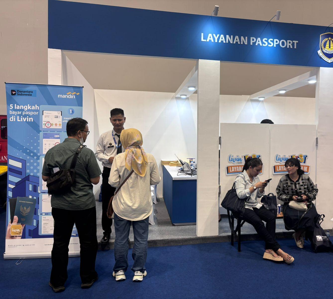 Kemudahan Maksimal! Eazy Passport Imigrasi Tangerang Hadir di Livin' Fest by Mandiri 2025