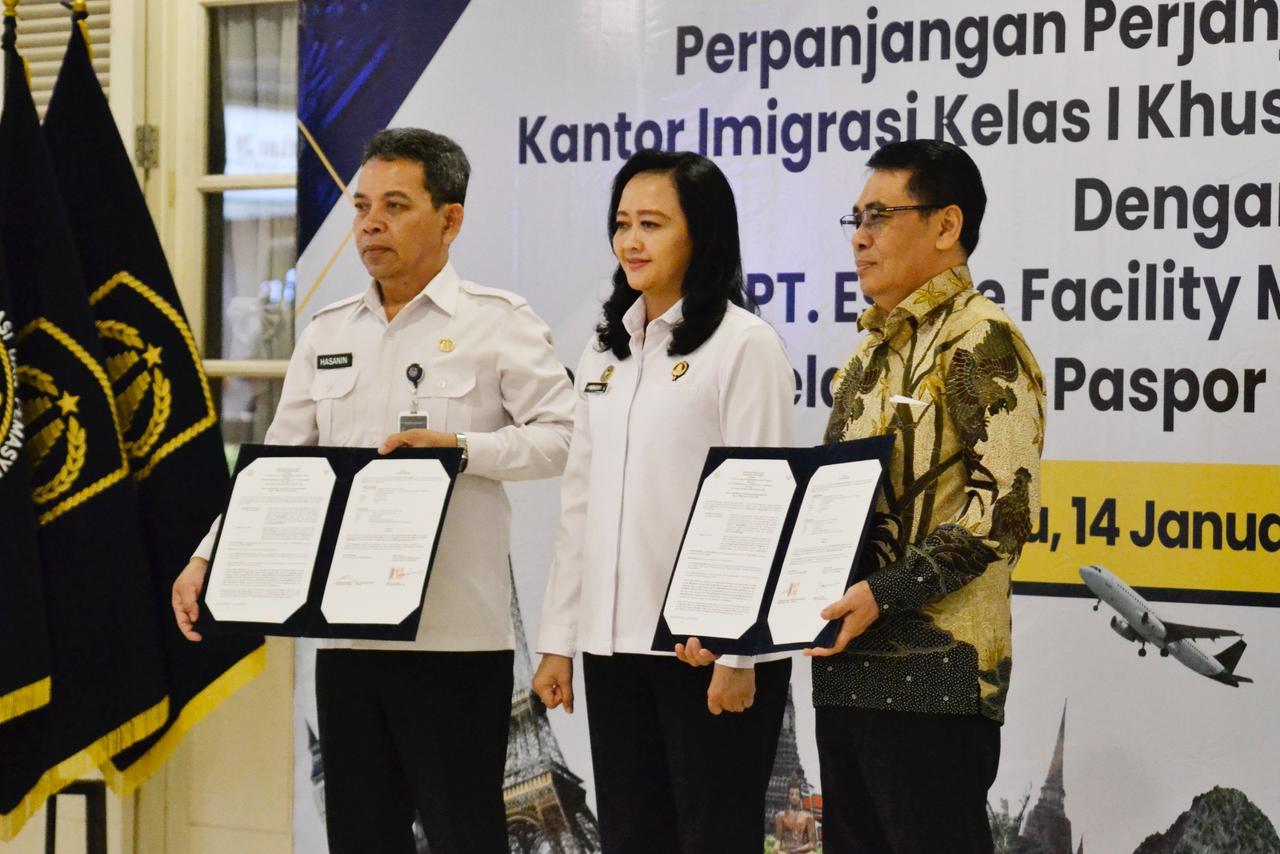Imigrasi Tangerang Resmi Perpanjang Kerja Sama Layanan Paspor di Tangcity Mall