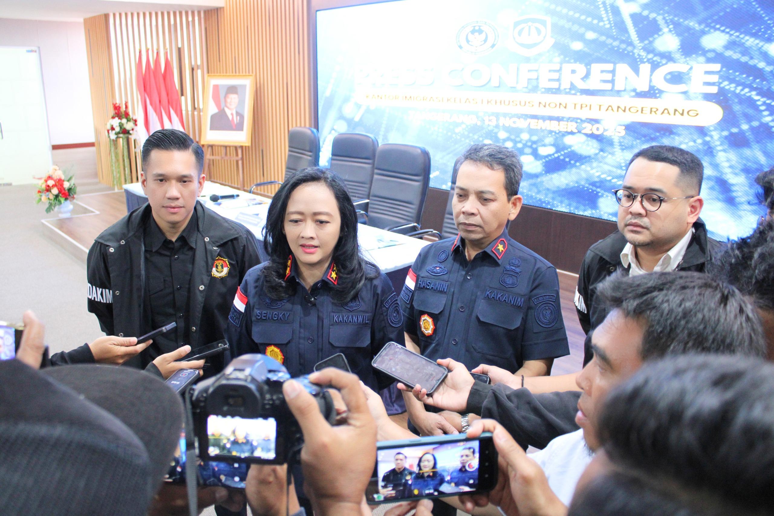 KEBERHASILAN KANTOR IMIGRASI KELAS I KHUSUS NON TPI TANGERANG :Tetapkan 5 Warga Negara Nigeria Sebagai Tersangka Kasus Tindak Pidana Keimigrasian